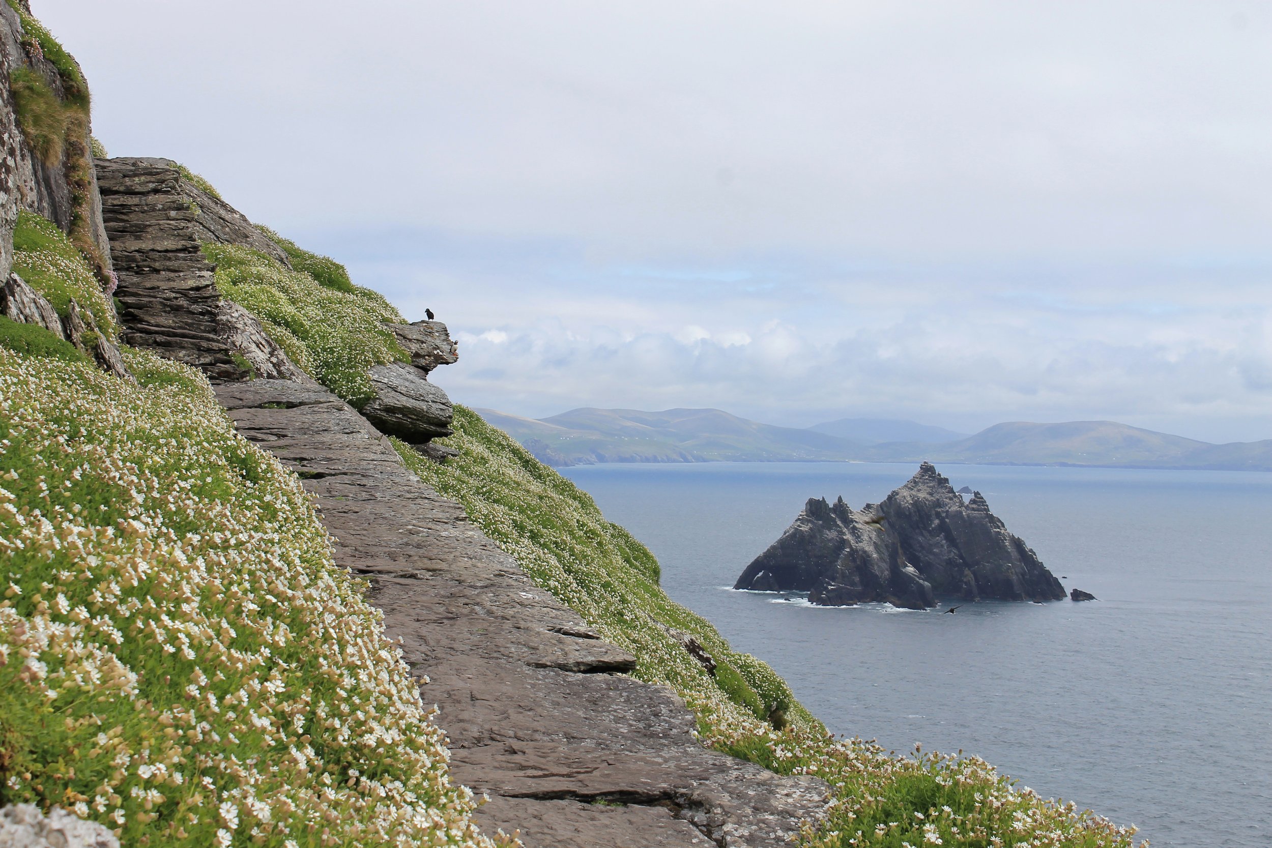 Sceilg Mhichíl (Skellig Michael) off the coast of Contae Chiarraí (Co. Kerry), Ireland