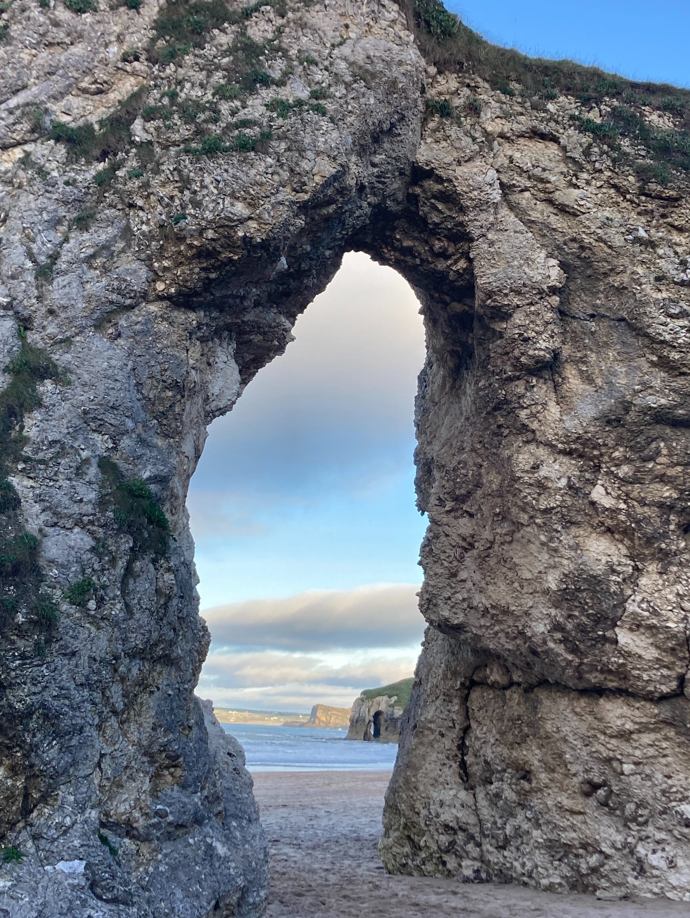 portrush whiterocks beach, northern ireland