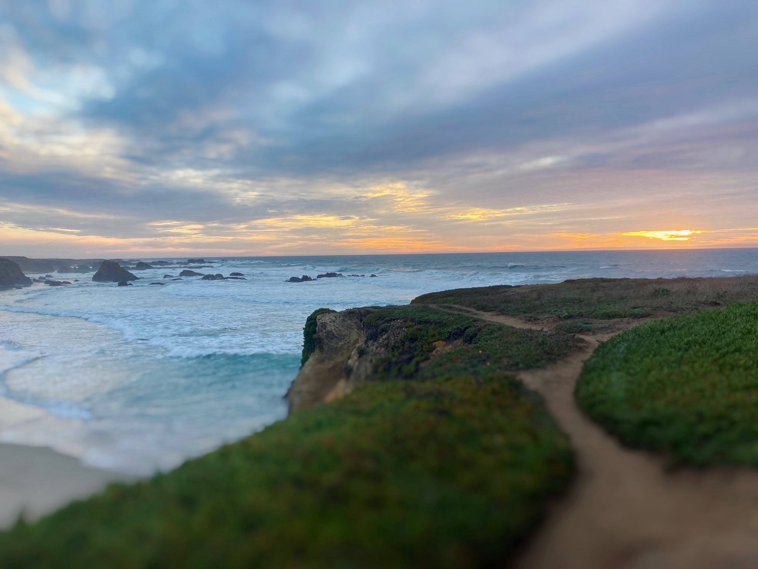Chemli-bida (Pudding Creek) Beach, Mendocini, California