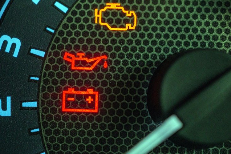 car warning light dashboard