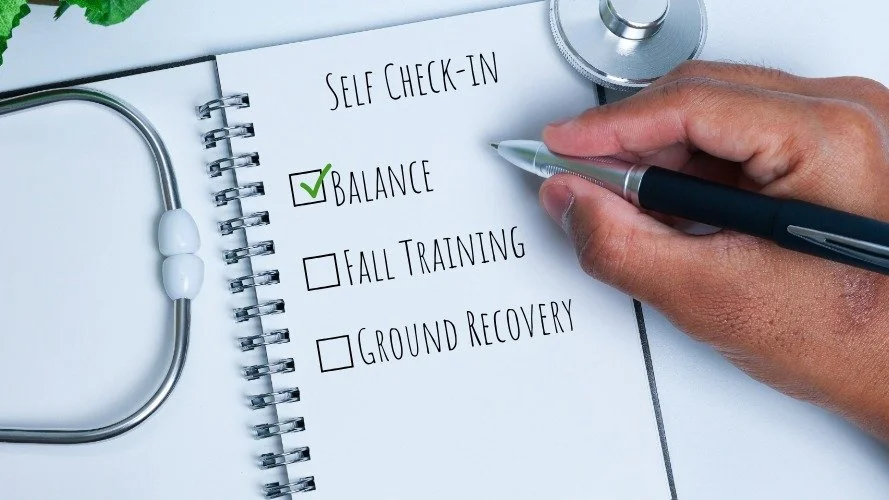 hand, pen, paper with check list