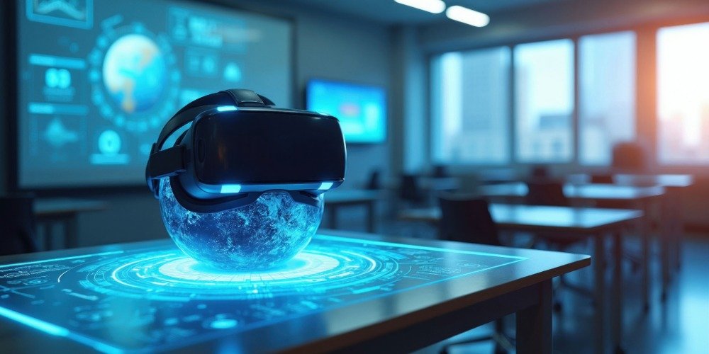 futuristic VR headset
