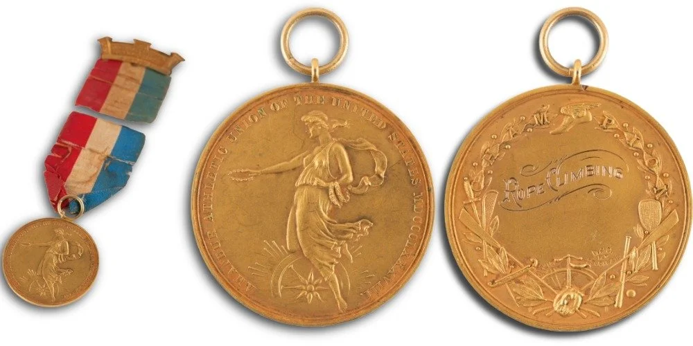 George Eyser's 1904 olympic rope climbing medal
