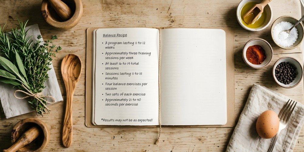 balance recipe in a cookbook
