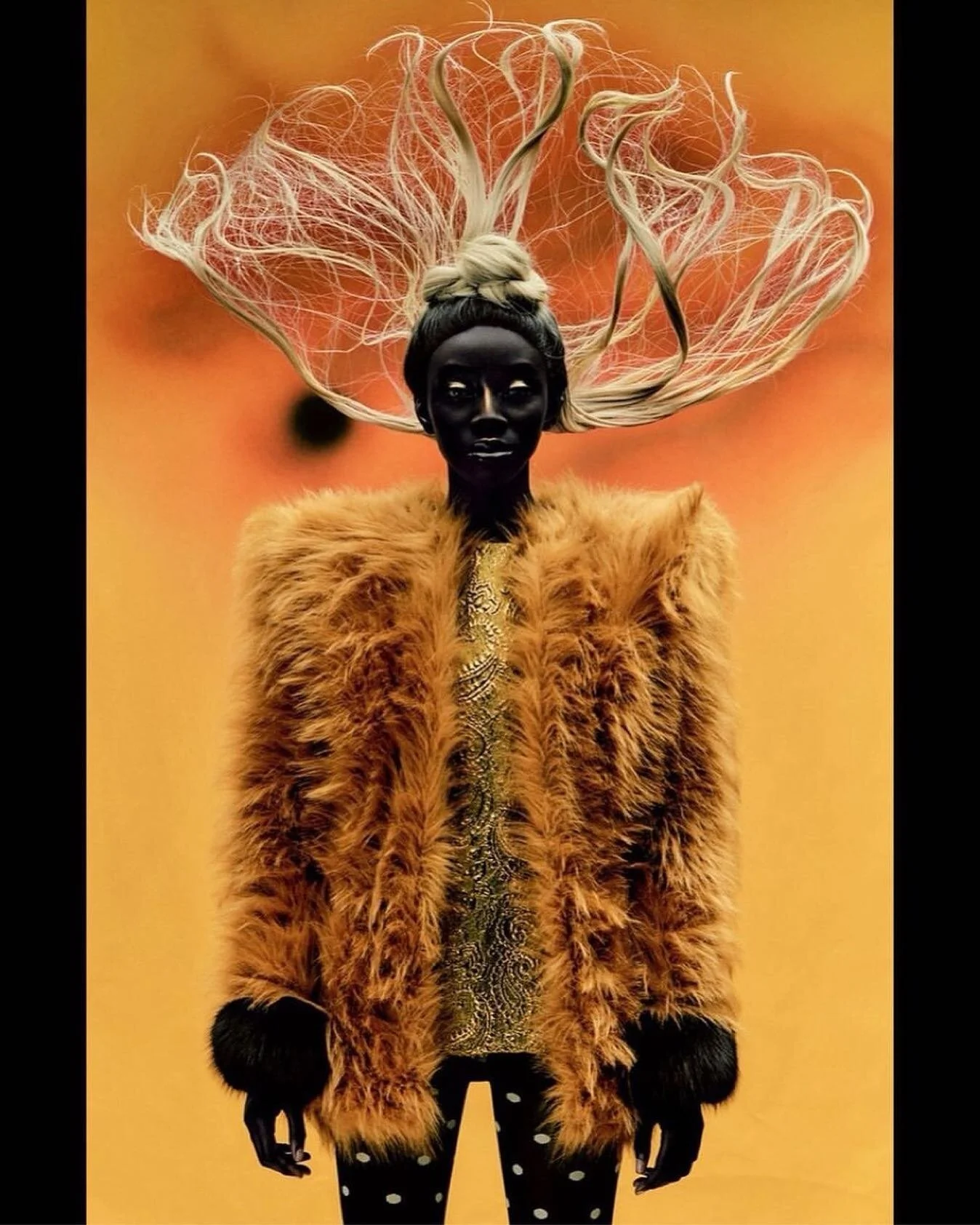 Repost from 2021🗣 F I R E 🔥🔥🔥🔥 &ldquo;Full Speed Ahead&rdquo; beauty story in the New @wmag with @JawaraW focusing on hair in motion&hellip;I got the chance to collaborate with my genius bro&rsquo;s on this 🙏🏾🙏🏾🙏🏾photographed by Rafael Pav