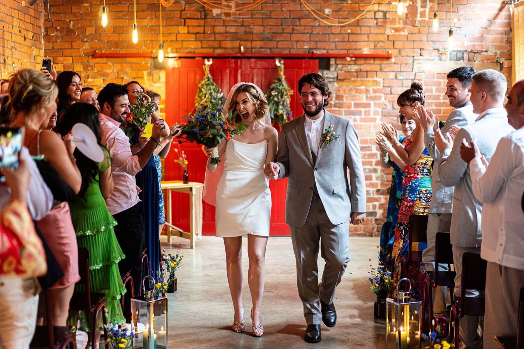 Non traditional and colourful Mexican and British wedding at 99 Mary Street in Sheffield