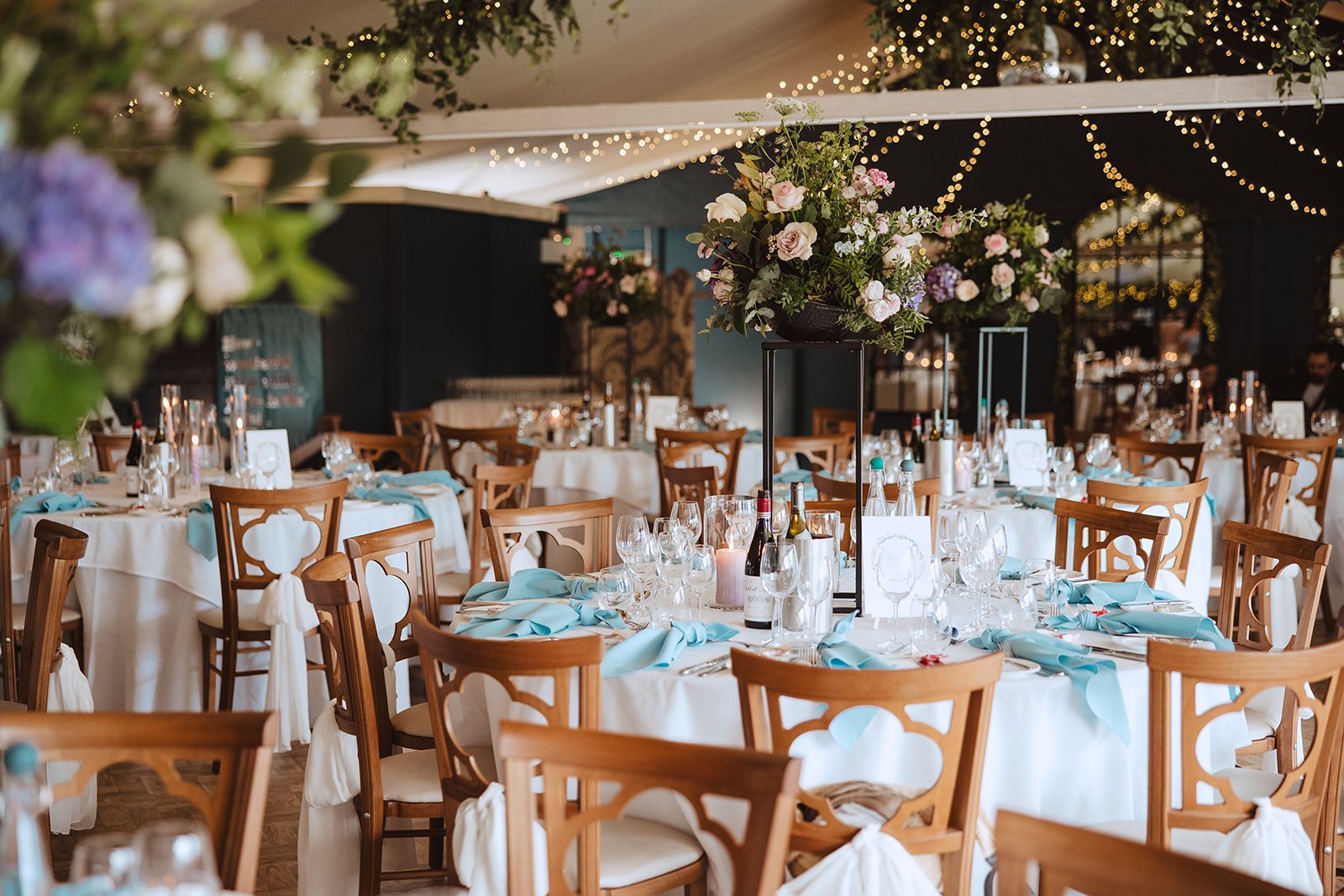 Wedding reception at Combermere Abbey in Cheshire