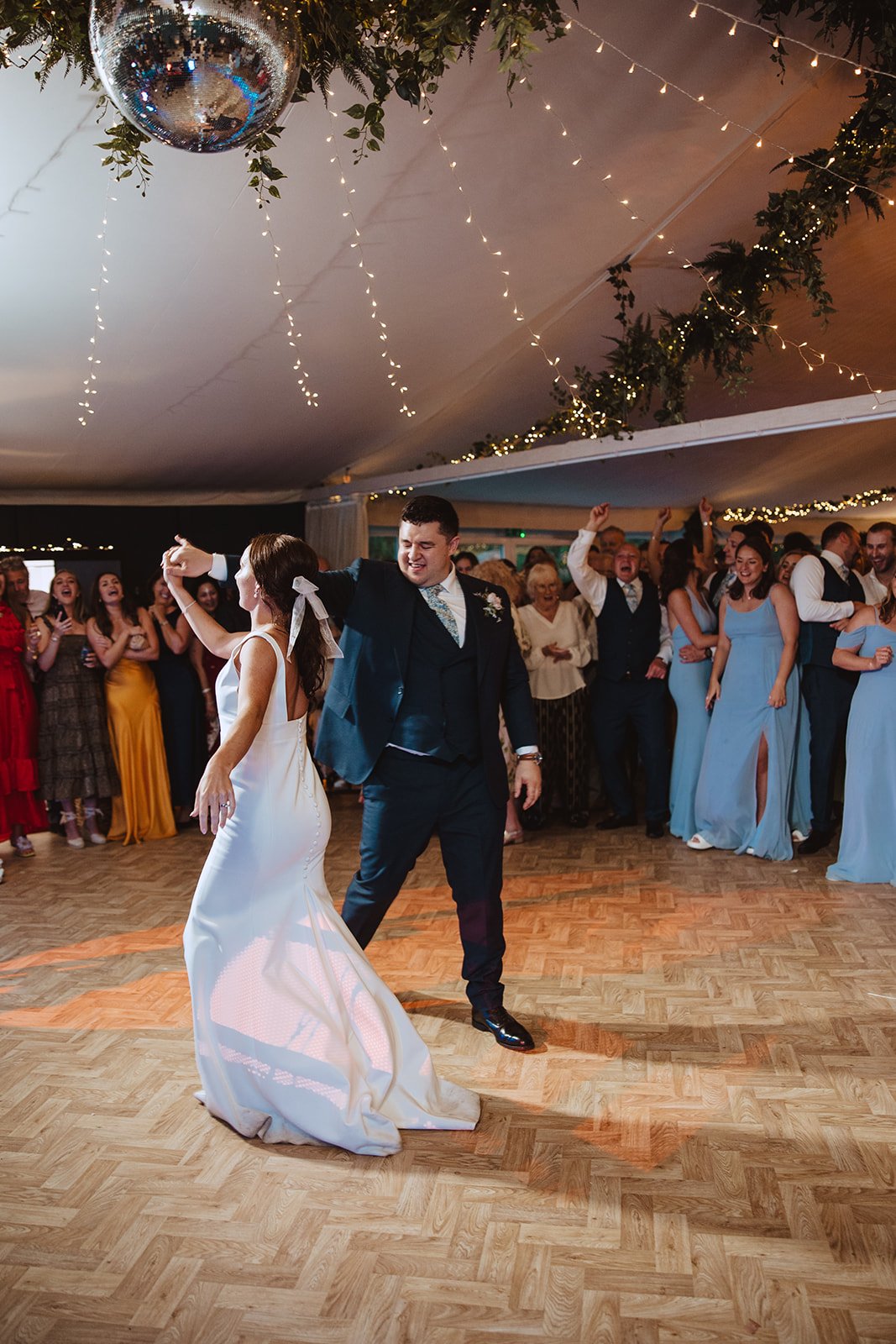 First dance at Combermere Abbey in Cheshire