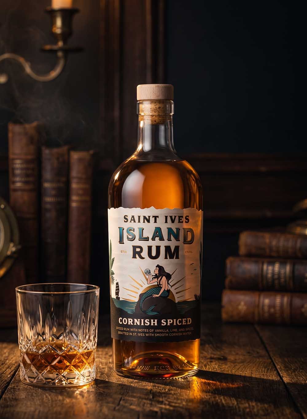 Saint Ives Island Spiced Rum (70cl, 38%) - The Rum Company 2 2.jpg
