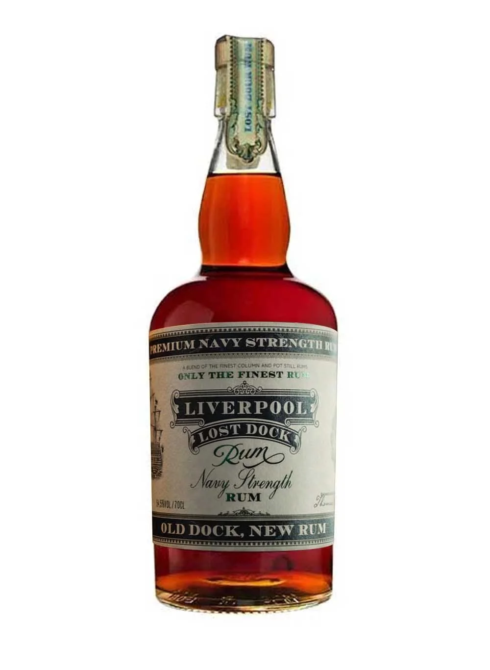 Liverpool Lost Dock Navy Rum (70cl, 54.5%)