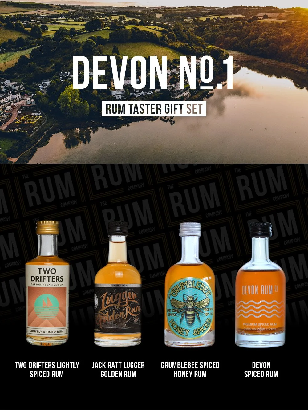 Devon #1 Rum Taster Set Gift Box (4x50ml)