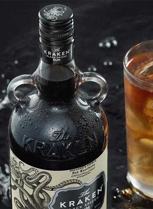 The Kraken Black Spiced Rum (70cl, 40%) - The Rum Company - British Rum | Subscription | Gifts