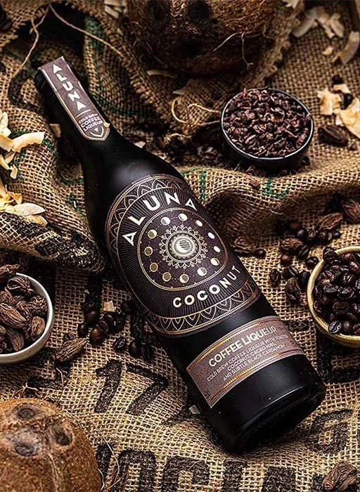 Aluna Coconut Coffee Liqueur Rum (50cl, 25%) - The Rum Company - British Rum | Subscription | Gifts