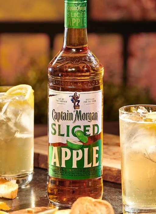 Captain Morgan Sliced Apple Rum (70cl, 25%) - The Rum Company - British Rum | Subscription | Gifts