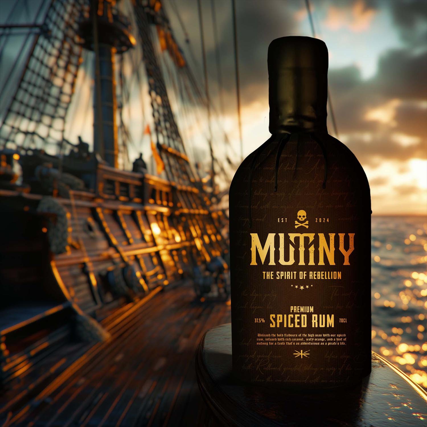 Mutiny Spiced Rum - The Spirit of Rebellion (5cl SAMPLE)