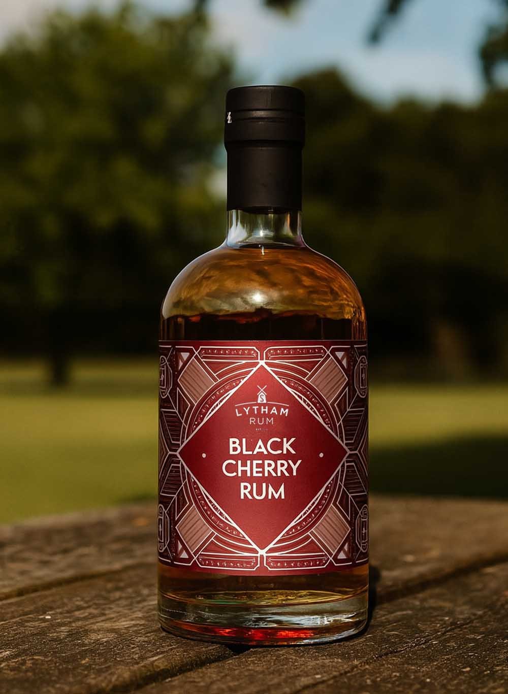 Lytham Black Cherry Rum (70cl, 37.5%) - The Rum Company - British Rum | Subscription | Gifts