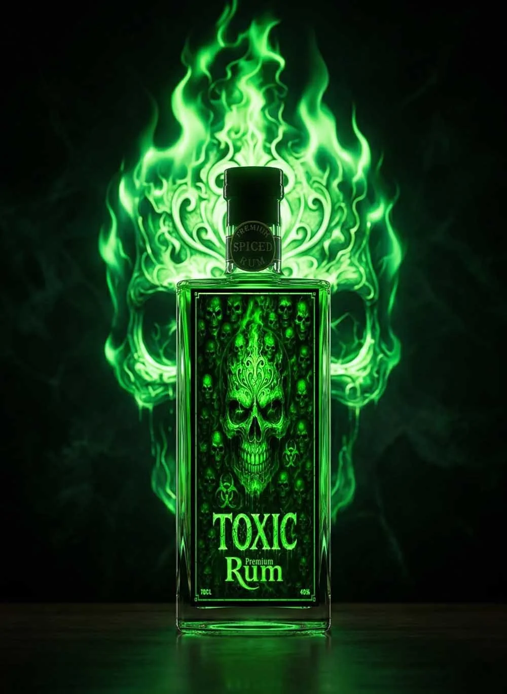 Toxic Spiced Rum (70cl, 40%) - The Rum Company - British Rum | Subscription | Gifts