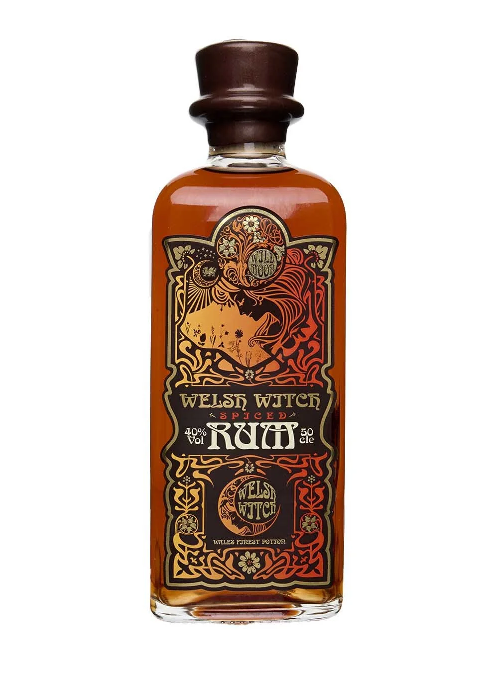 Welsh Witch Spiced Rum (50cl, 40%)