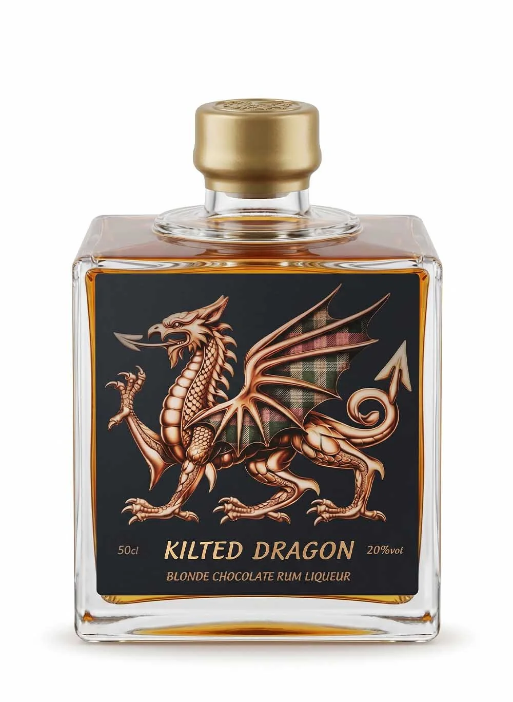 Kilted Dragon Blonde Chocolate Liqueur Rum (50cl, 20%)