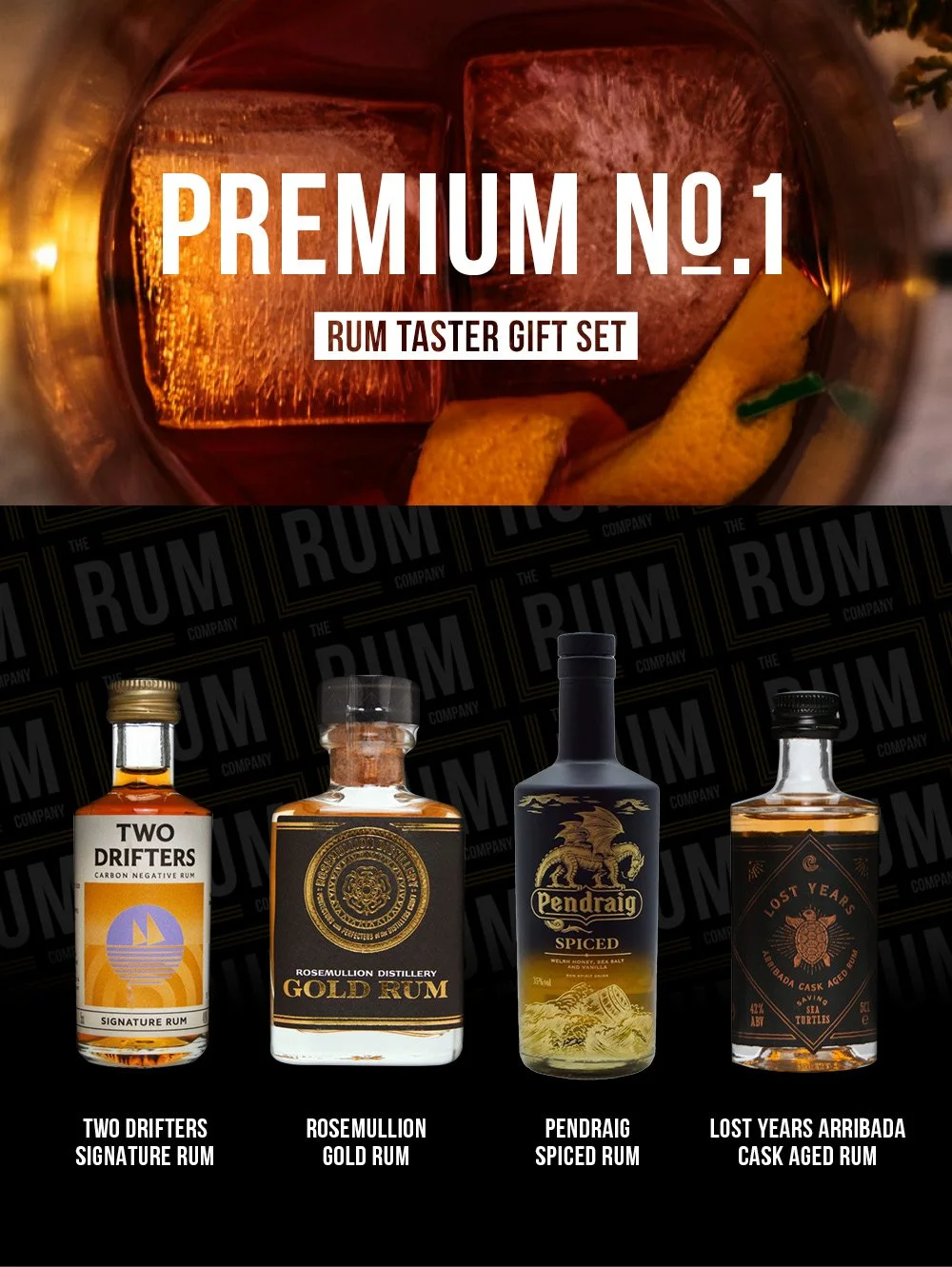 Premium #1 Rum Taster Set Gift Box (4x50ml)