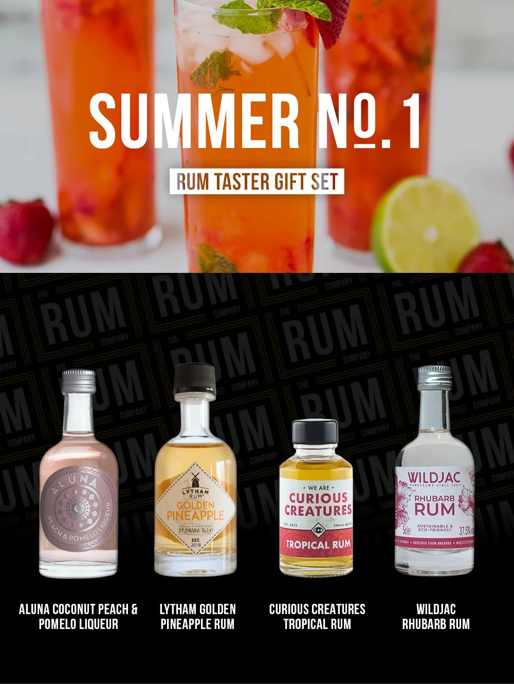 Summer #1 Rum Taster Set Gift Box (4x50ml)