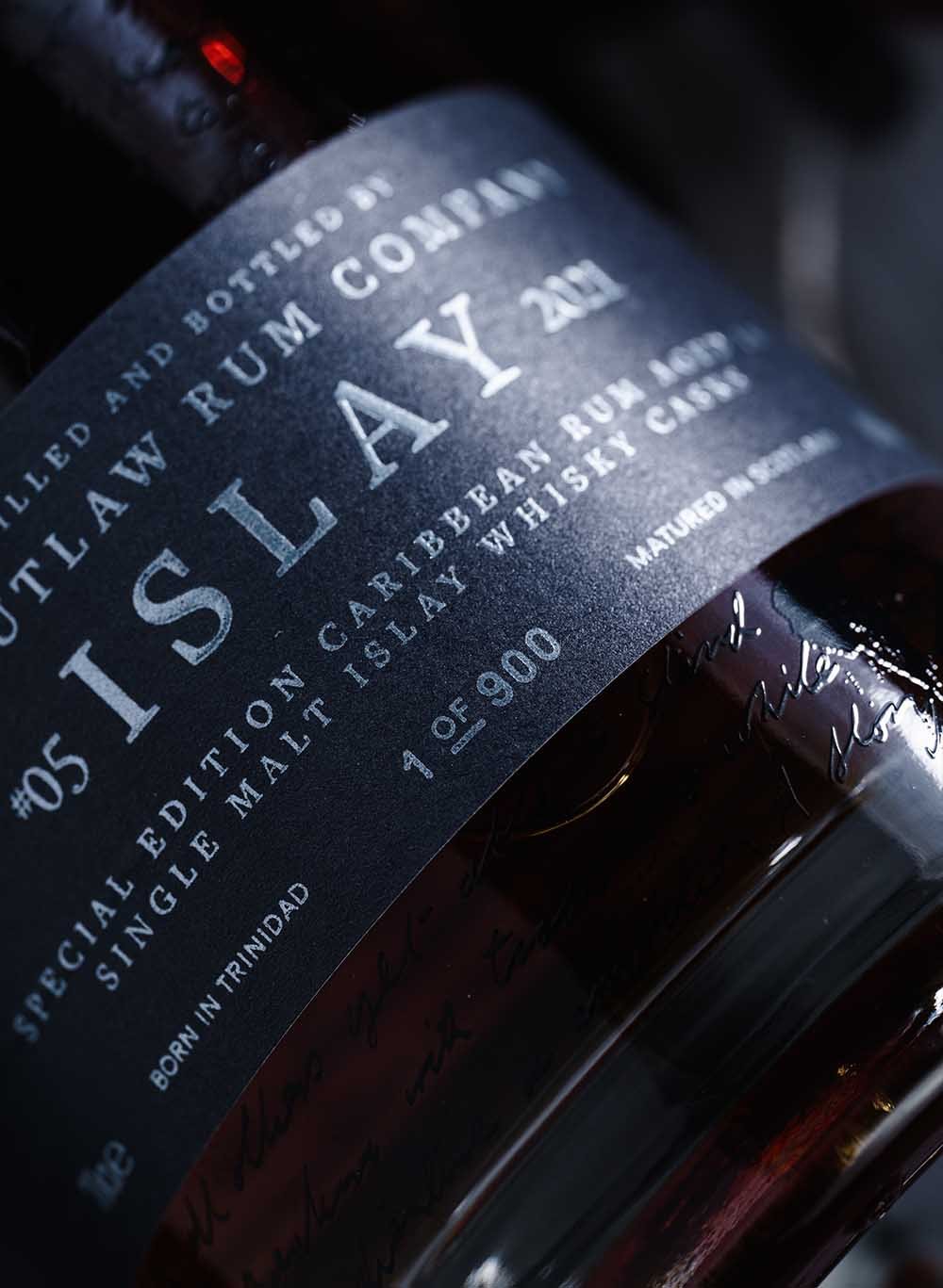 Outlaw Rum, Islay Single Cask (70cl, 40%) - The Rum Company - British Rum | Subscription | Gifts
