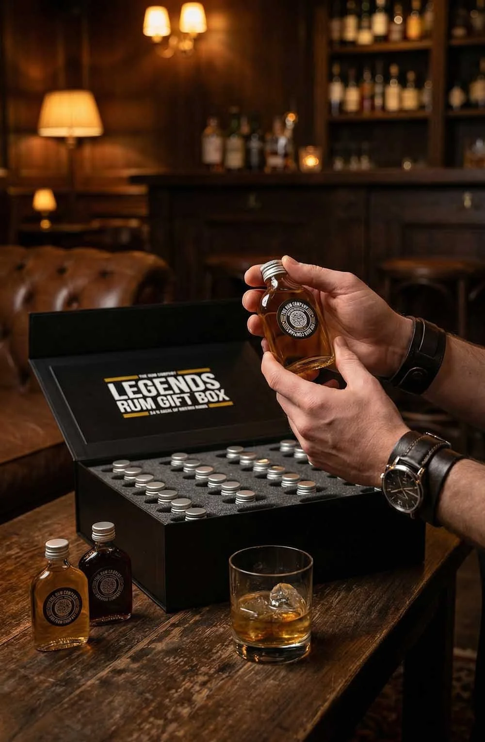 The Legends Rum Gift Box (24x50ml) - The Rum Company - British Rum | Subscription | Gifts