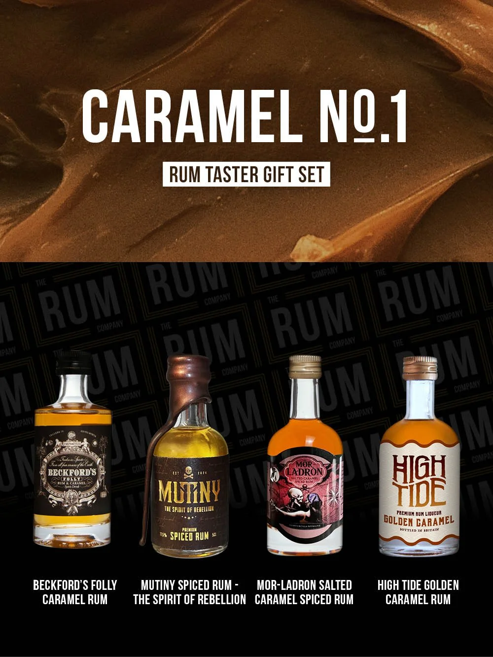 Caramel #1 Rum Taster Set Gift Box (4x50ml)