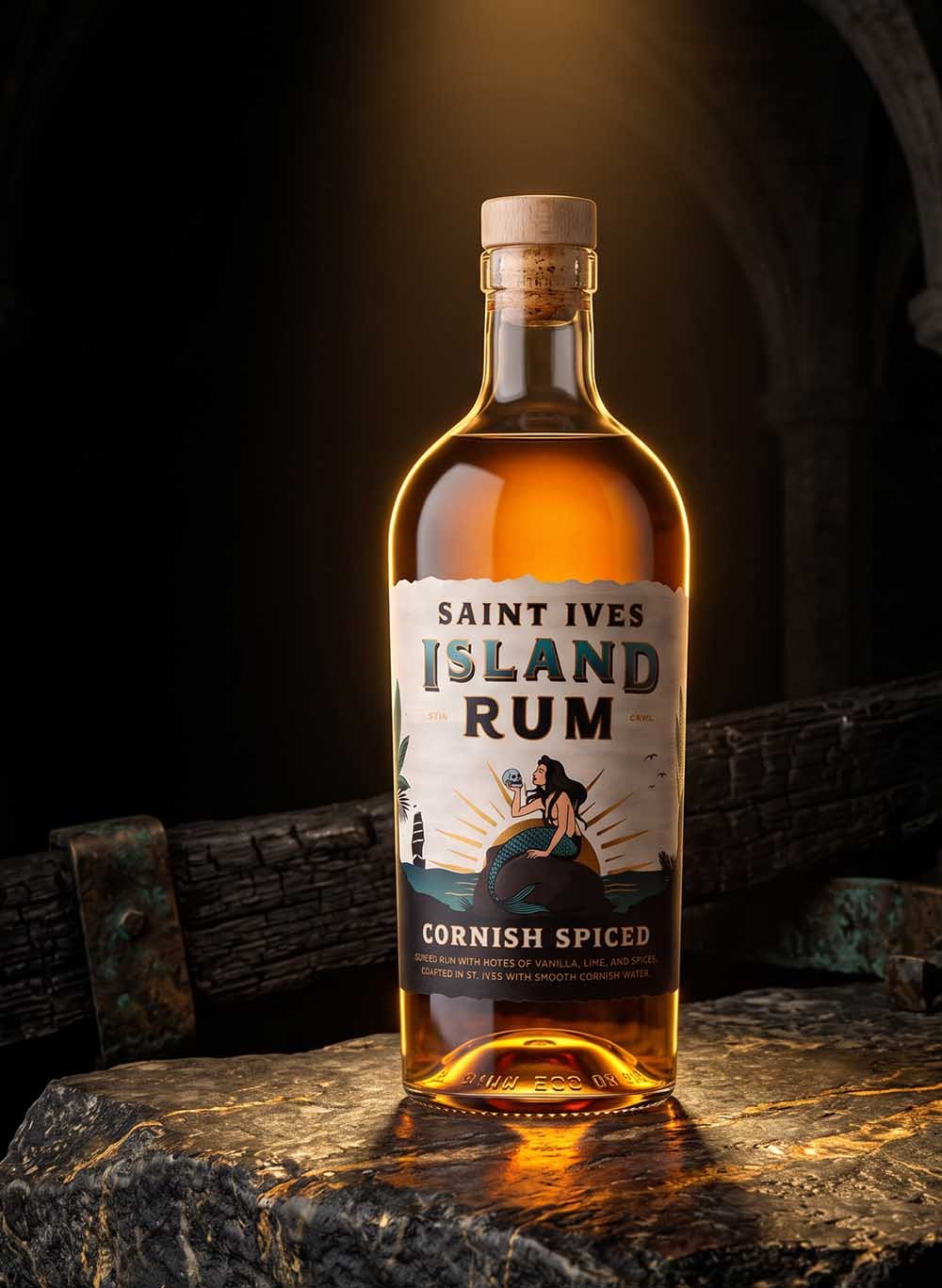 Saint Ives Island Spiced Rum (70cl, 38%) - The Rum Company 2 3.jpg