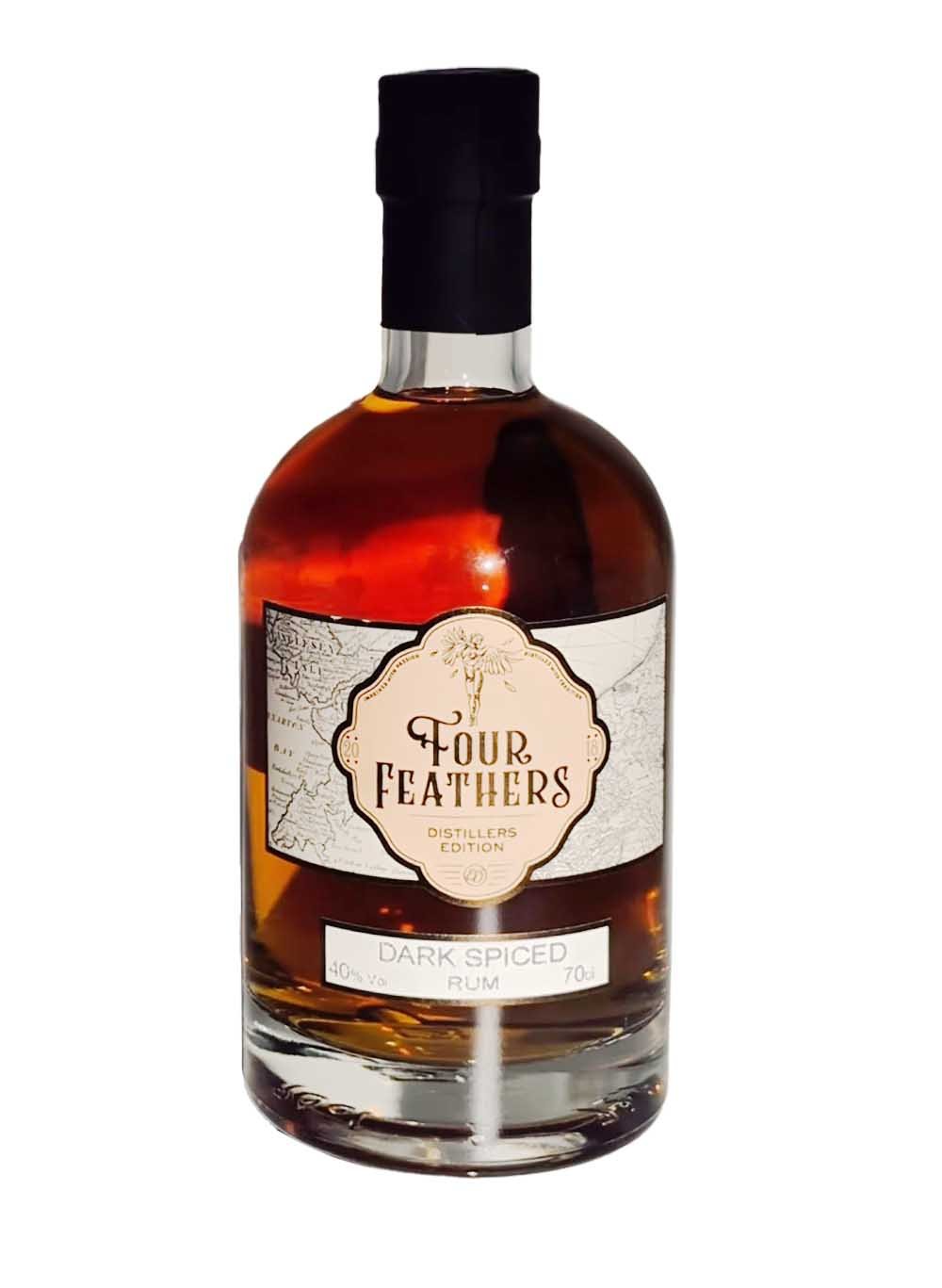 Four Feathers Dark Spiced Rum (70cl, 40%)
