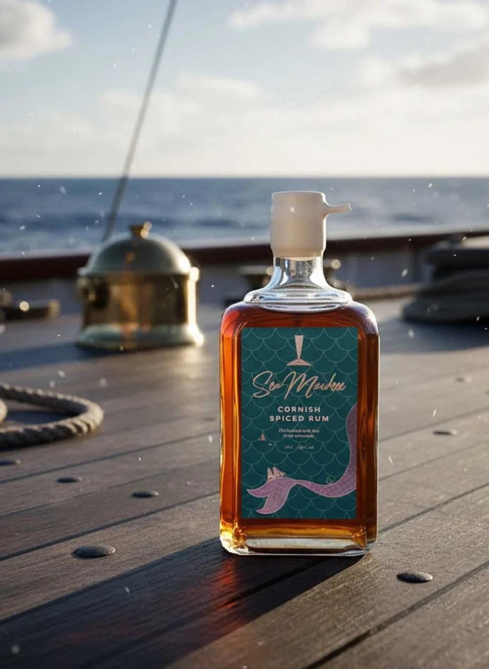 Sea Maiden Cornish Spiced Rum (70cl, 40%) - The Rum Company - British Rum | Subscription | Gifts