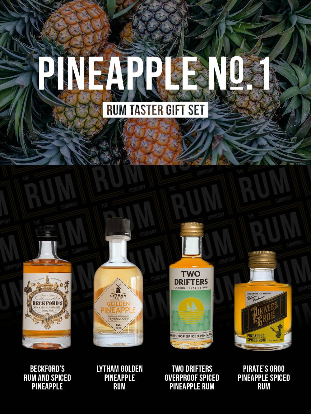 Pineapple #1 Rum Taster Set Gift Box (4x50ml)
