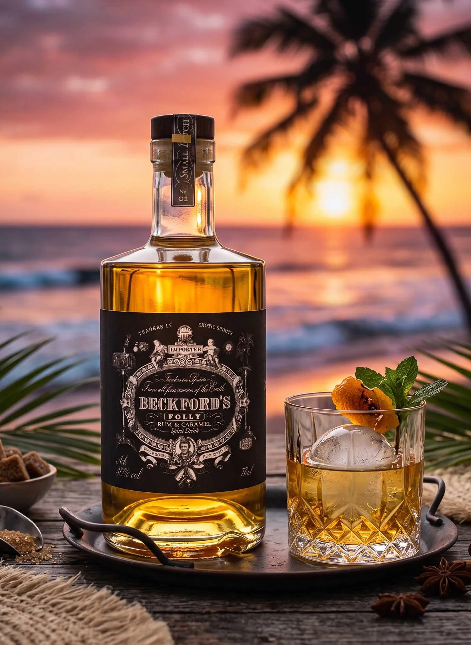 Beckford's 'Folly' Caramel Rum (70cl, 40%) 2.jpg