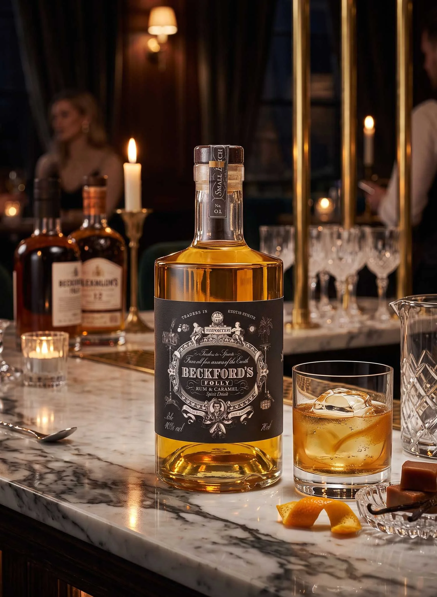 Beckford's 'Folly' Caramel Rum (70cl, 40%) 2 3.jpg