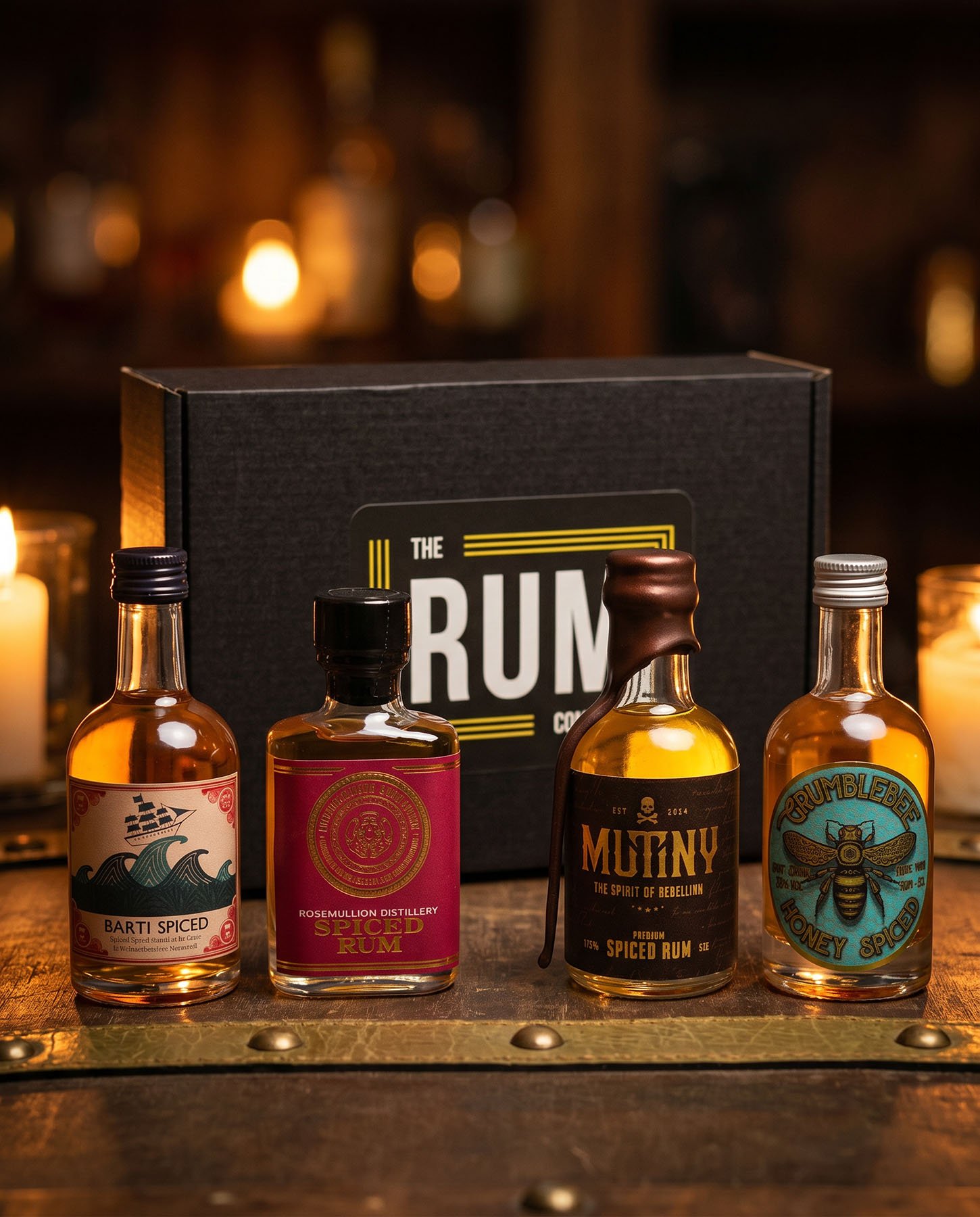 Spiced #1 Rum Taster Set Gift Box (4x50ml)5.jpg
