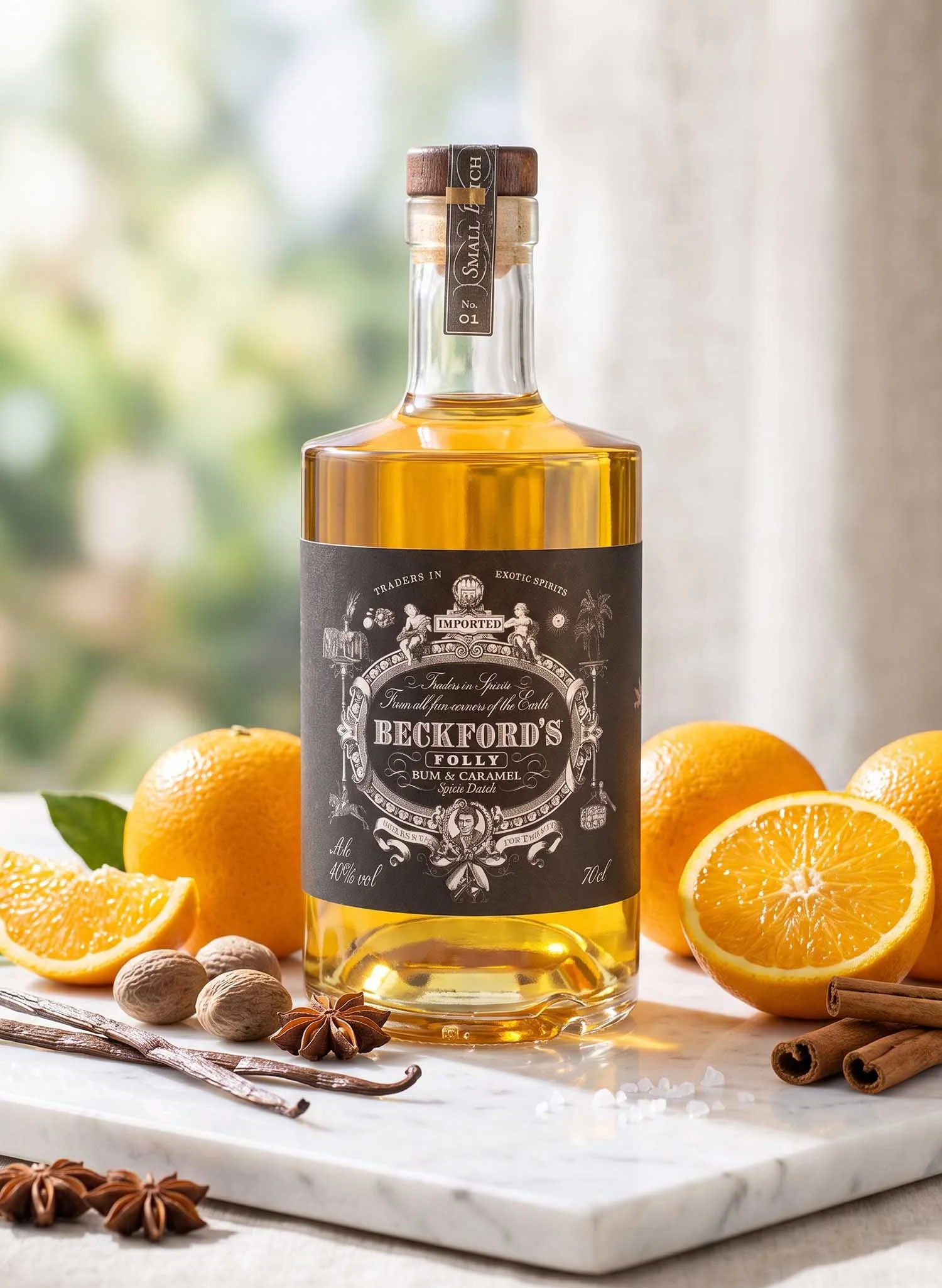 Beckford's 'Folly' Caramel Rum (70cl, 40%) 2 3 2.jpg
