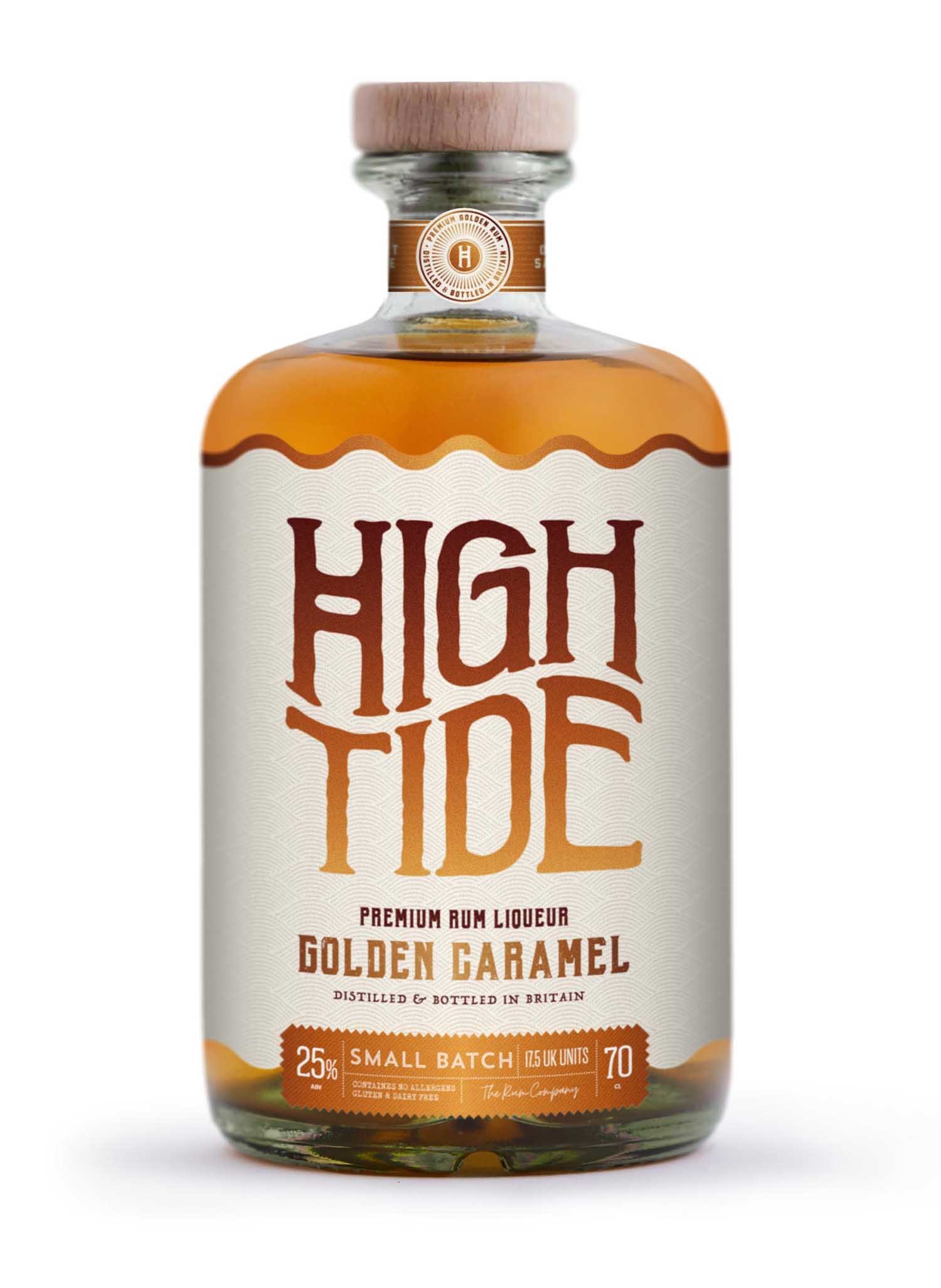 High Tide Golden Caramel Rum (70cl, 25%)