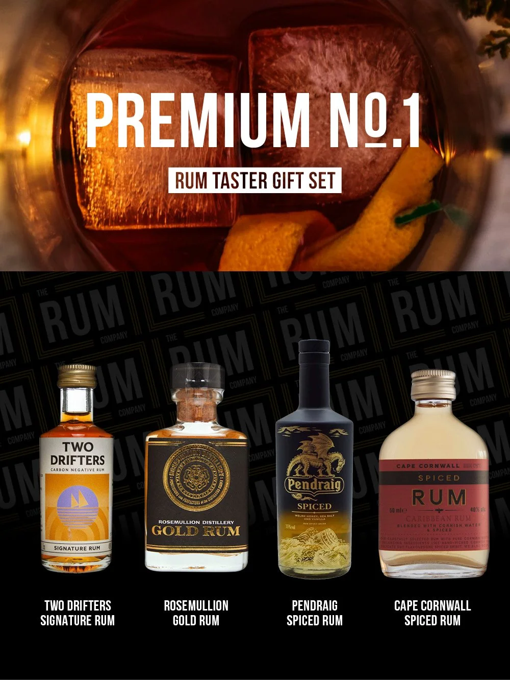Premium #1  Rum Taster Set Gift Box (4x50ml)