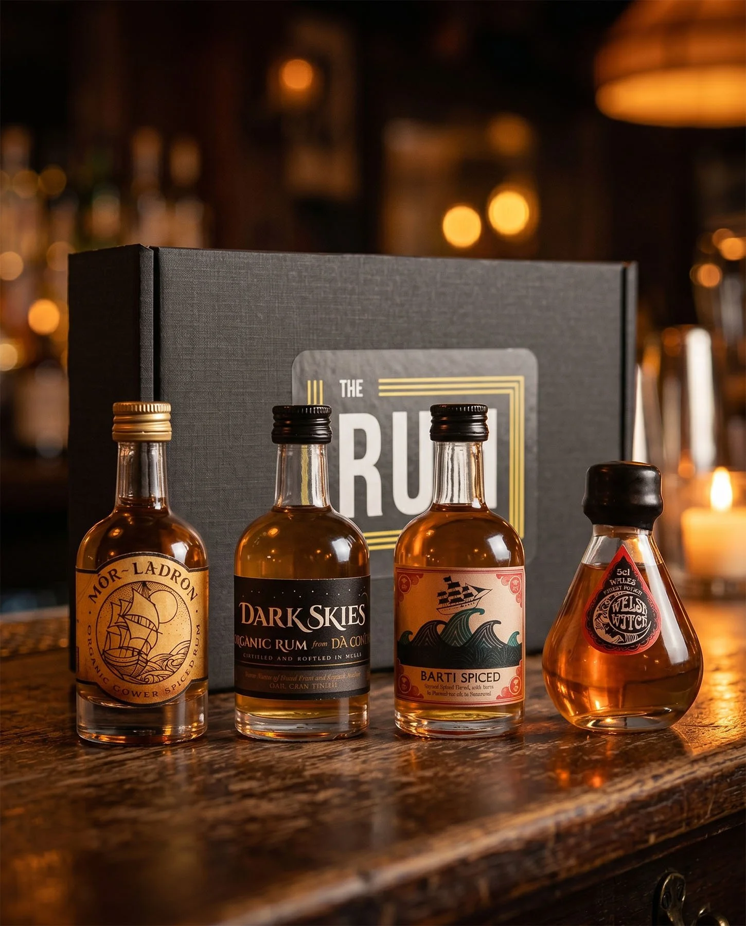 Welsh #1 Rum Taster Set Gift Box (4x50ml)1.jpg