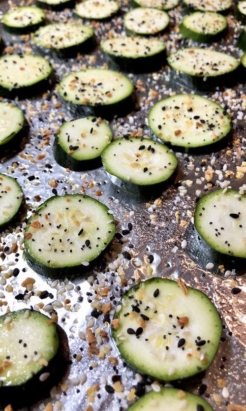 Sesame Zucchini Chips