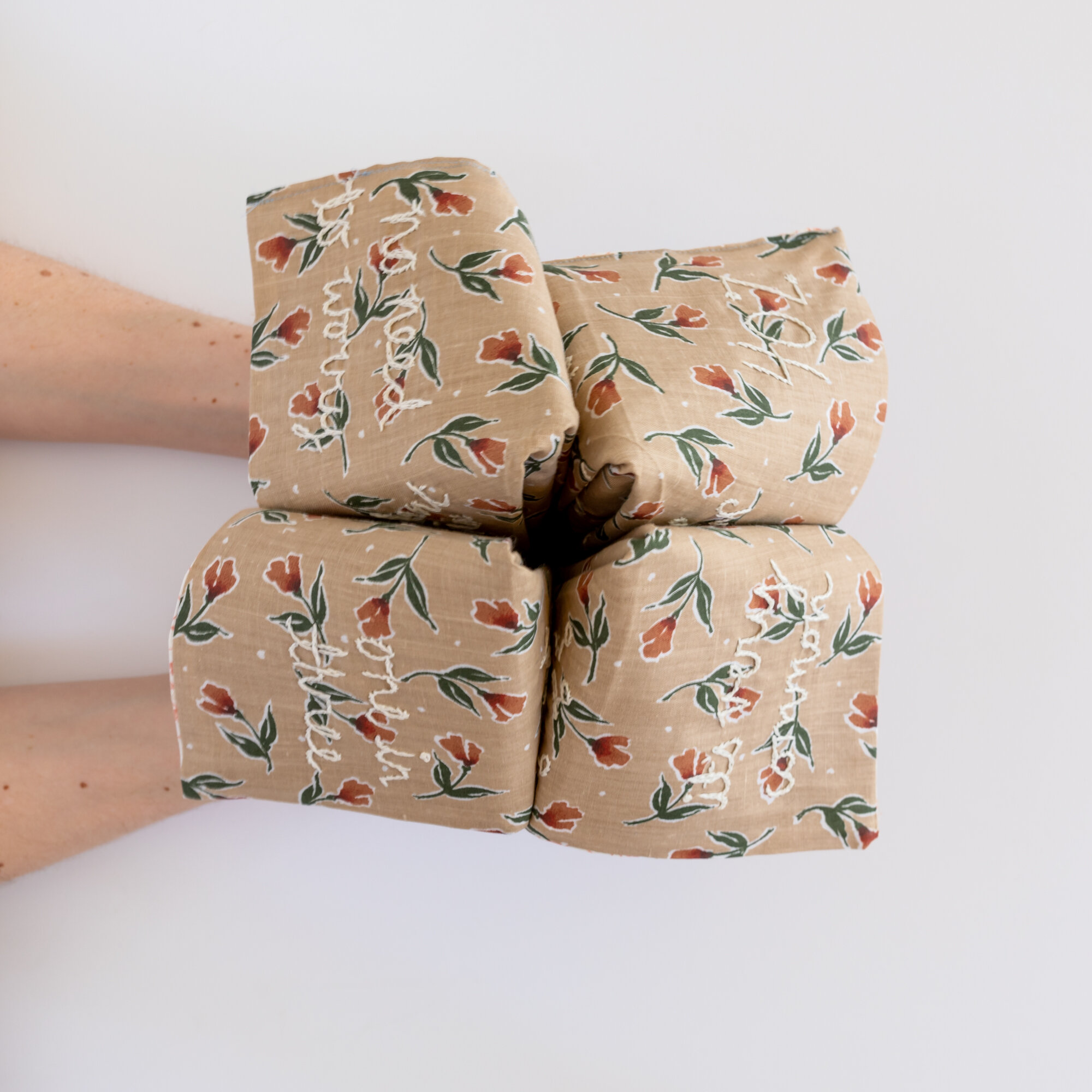 “Miscarriage Cootie Catcher”, Textiles, 10” x 10” x 5” (variable), 2020, $450 | Anna Wallace
