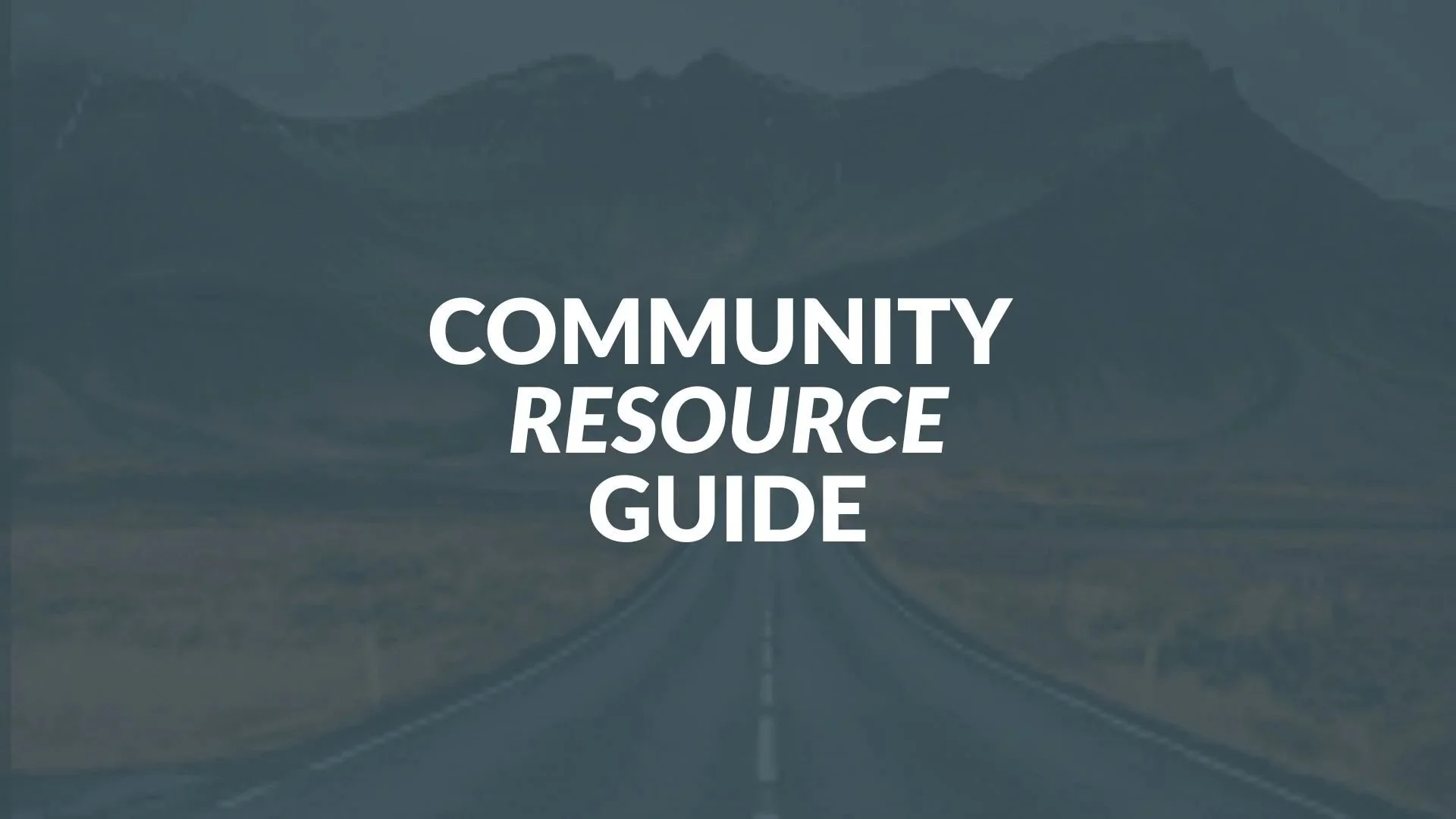 Community Resource Guide