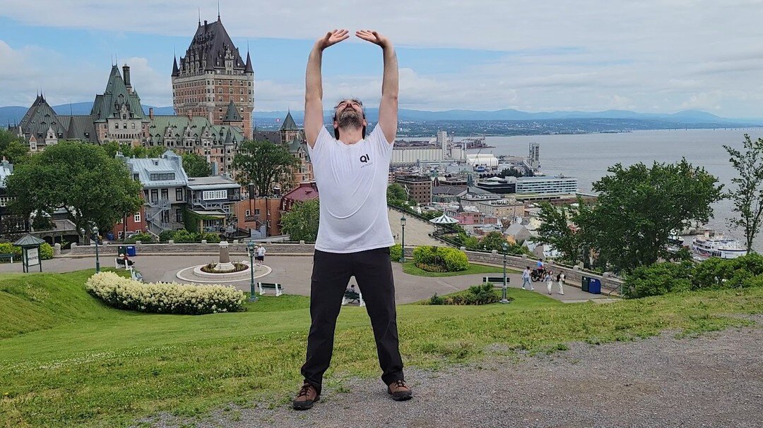 Beautiful Quebec City! Loving the architecture and French influence. 5:30am wake-up got me some quiet spots to practice.