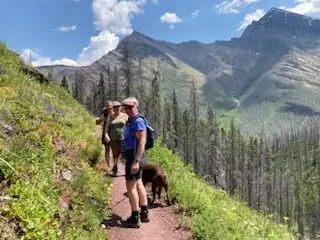 Rowe Lakes trail Waterton Park.