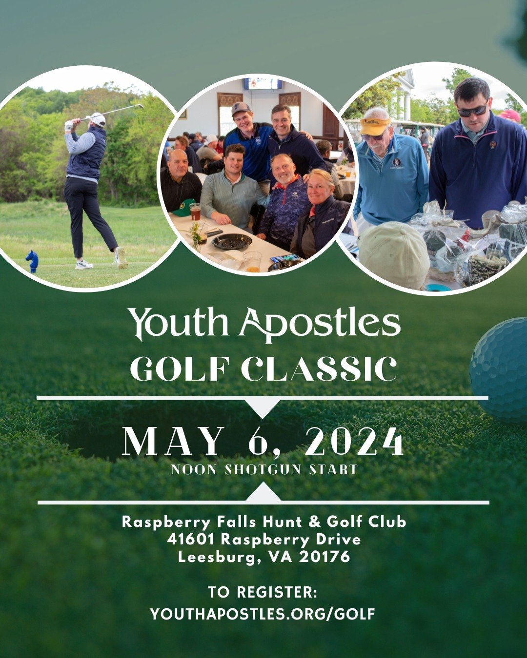 The Youth Apostles Golf Classic is just THREE weeks away! Register or learn more about sponsorship opportunities at: https://youthapostles.org/golf (or at our link in bio). We hope you can join us on May 6 at @raspberryfallsgolf!