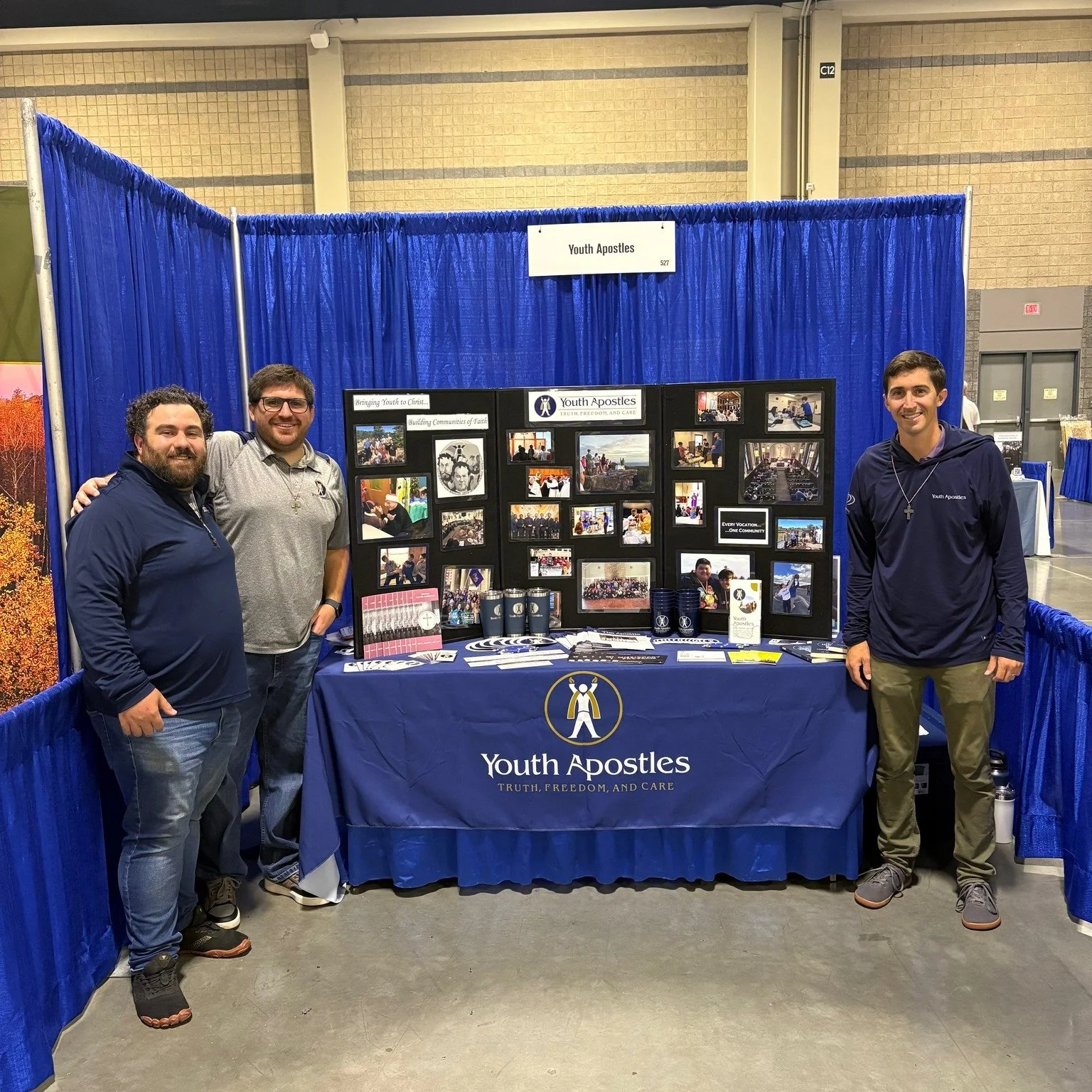 Three of our Full Member brothers - James Armstrong, Matthew Clem, and Tyler Fabian - spent time sharing the mission and vision of Youth Apostles at the Diocese of Charlotte'sEucharistic Congress this past weekend!