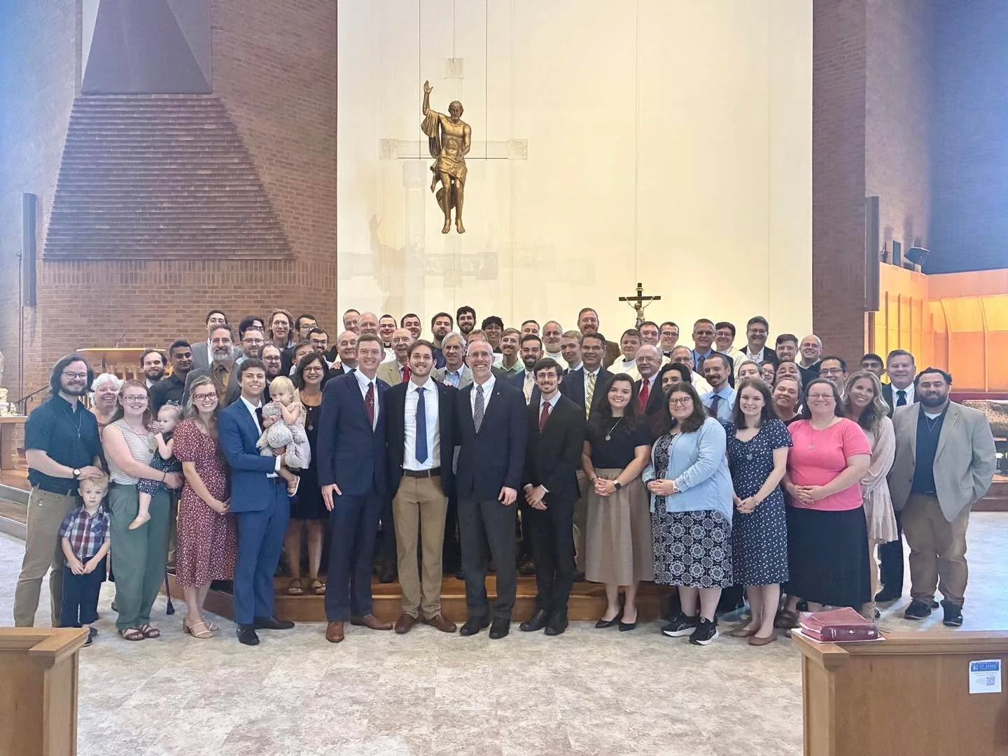 We celebrated our 46th anniversary at St. Mark Catholic Church this past Saturday! It was a joyous occasion together with many brothers, their families and our sisters in womenyouthapostles.