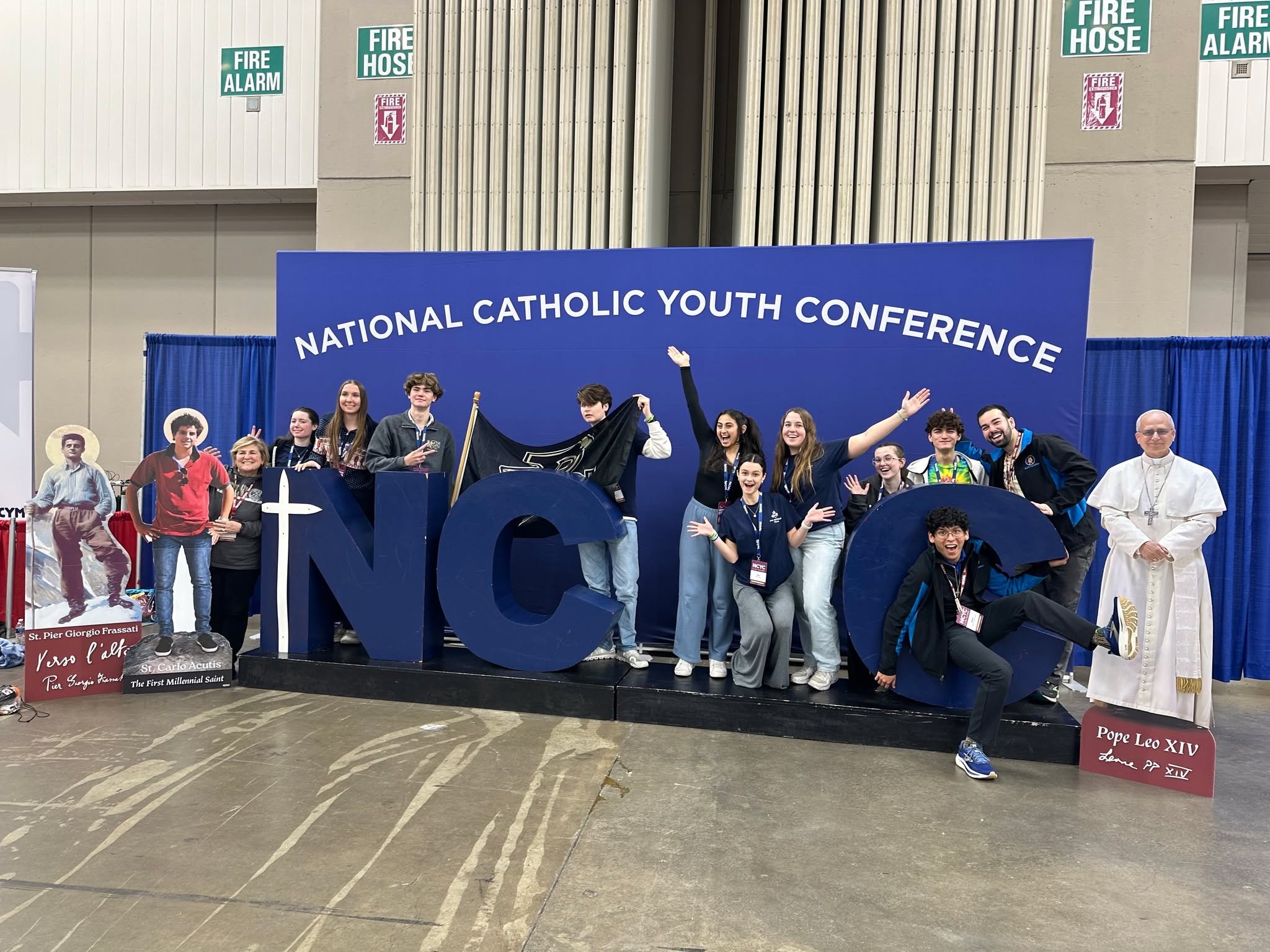 Recently, students at @paulvicatholic travelled to the National Catholic Youth Conference (NCYC) in Indianapolis. 

Matias Paniagua, YA, who is a missionary at PVI said, &quot;It was beautiful to see the young church so alive and ready for the world!