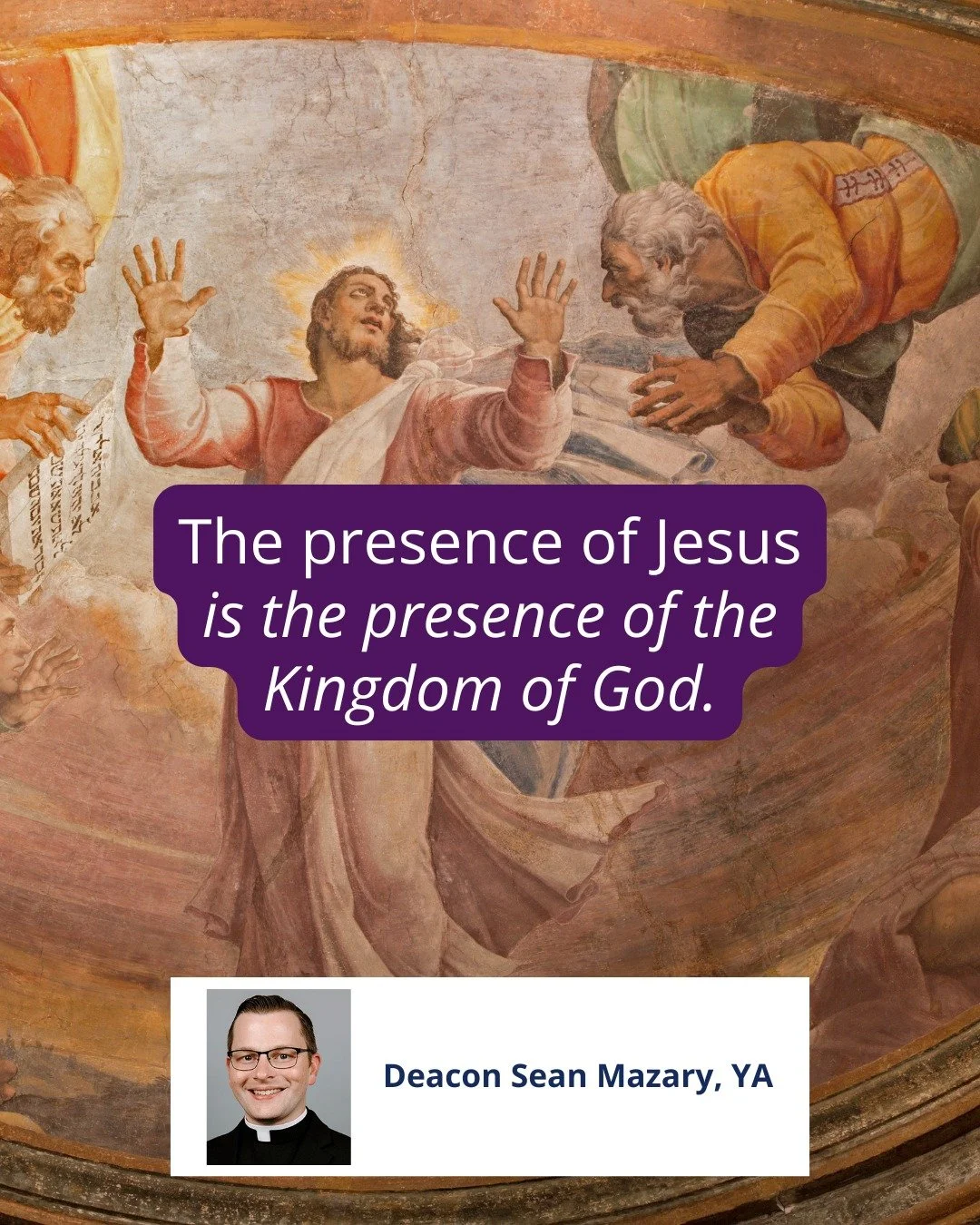 At the top of this mountain, something glorious 𝘳𝘦𝘢𝘭𝘭𝘺 happened.

Jesus is shown in all his glory: &ldquo;His face shone like the sun and his clothes became white as light&rdquo; (Matthew 17:2).

After coming down from Mount Sinai, the radiance