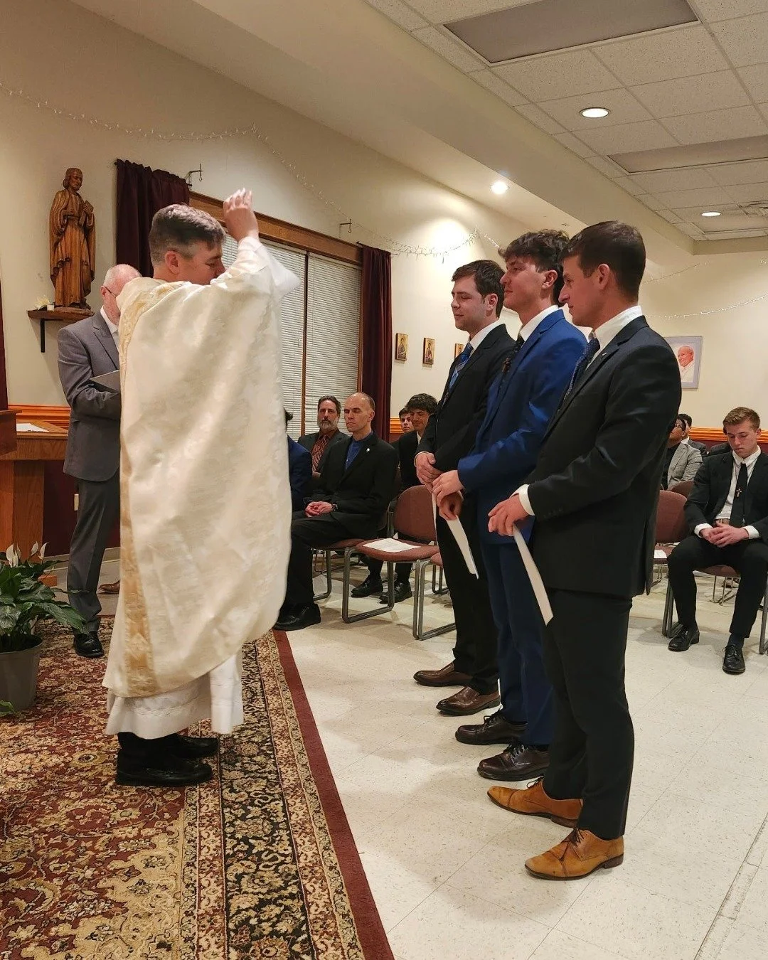 A joyful week in our Blacksburg community with new commitments! We give thanks for these men taking new steps (and renewing commitments) to serve young people. Please keep them in your prayers:

Full Members:
Jonathan Celio
Zach Moore

Candidates:
Pa